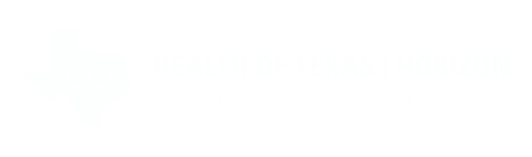 Health of Texas Community white logo